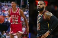 Scottie Pippen and LeBron James